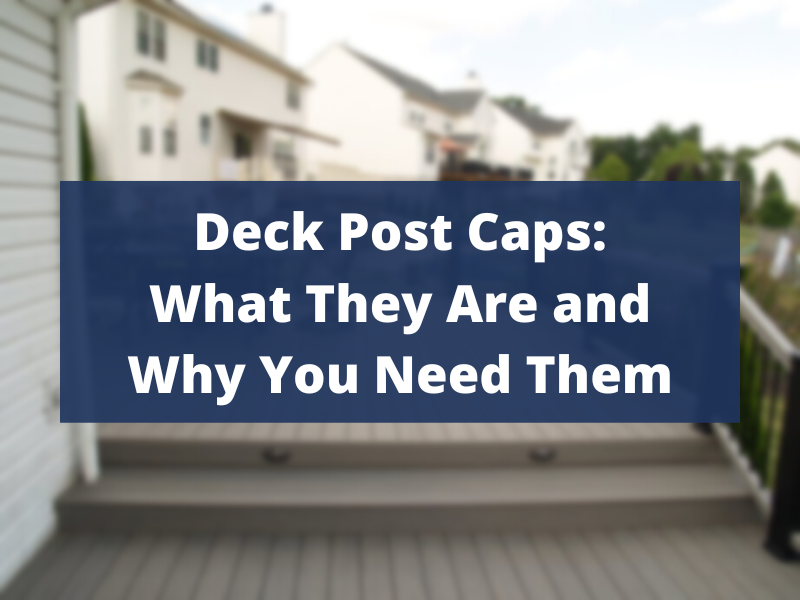 Deck Post Caps